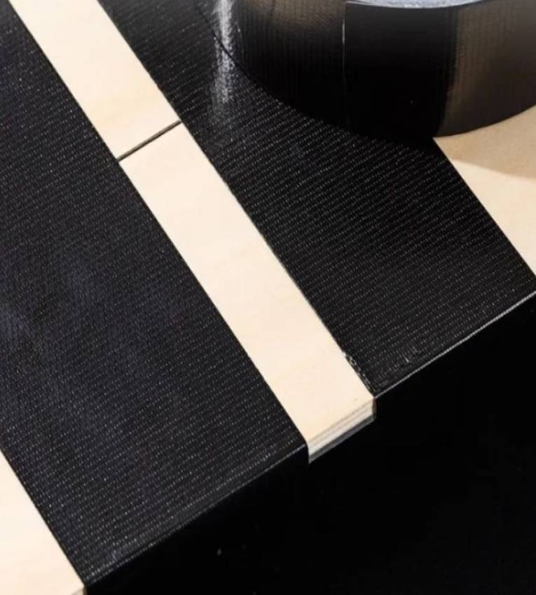 Deli Ruban adhésif Noir étanche de 20 m, ruban en aluminium, ruban isolant